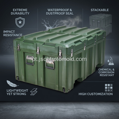 Caixa de plástico rígido de espuma EVA à prova de choque